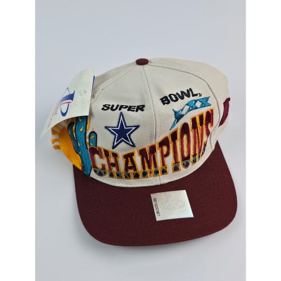 NOS Dallas Cowboys Super Bowl XXX Champions Logo Athletic Snapback Hat 1996 new - Picture 1 of 9